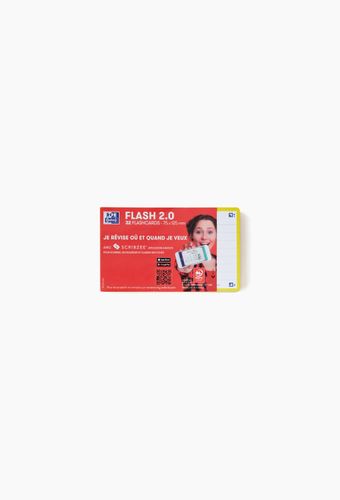 Flashcards 2.0 - Pack de 32 cartes - ligné - OXFORD - Modalova