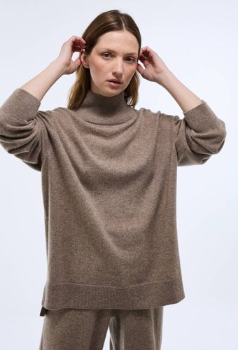 Pull col montant uni en 100% cachemire - MONOPRIX PREMIUM - Modalova