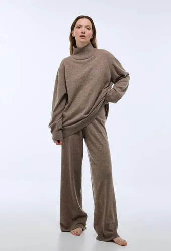 Pantalon large uni en 100% cachemire - MONOPRIX PREMIUM - Modalova