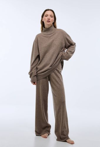 Pantalon large uni en 100% cachemire - MONOPRIX PREMIUM - Modalova