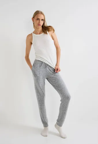 Pantalon droit uni tout doux - MONOPRIX - Modalova