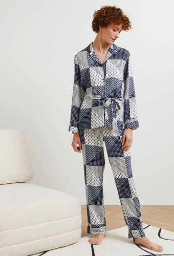Pyjama ceinturé imprimé, EcoVero - MONOPRIX LINGERIE - Modalova