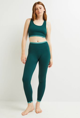 Legging de côtelé avec détail lurex - SPORT - Modalova