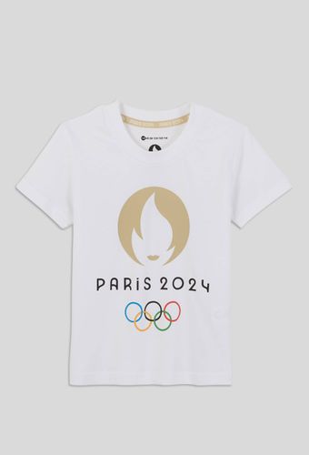 T-shirt manches courtes sous licence paris 2024 en coton BIO - Marque Nationale - Modalova