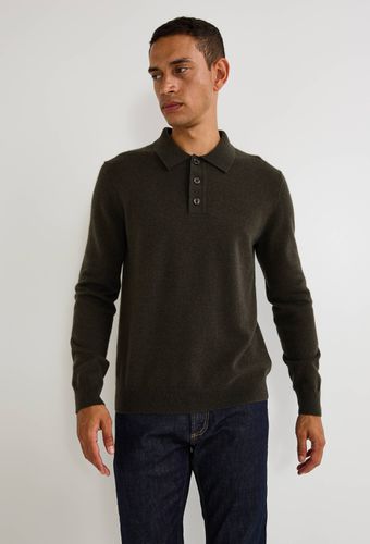 Pull col polo en cachemire - MONOPRIX PREMIUM - Modalova