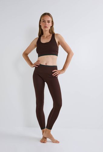 Legging de côtelé avec détail lurex - SPORT - Modalova