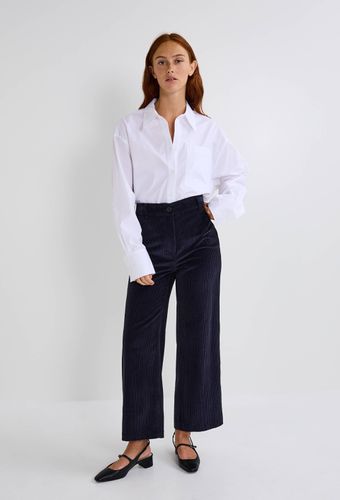 Pantalon large en velours, certifié OEKO-TEX - S'ENGAGER POUR DURER - Modalova