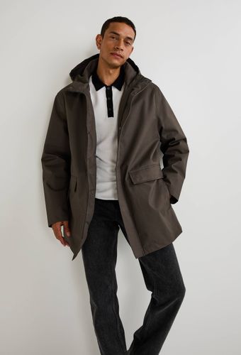 Parka à capuche en coton - MONOPRIX - Modalova