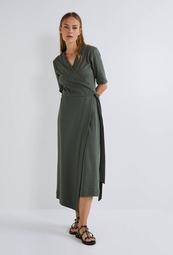 Robe longue cache-coeur - MONOPRIX - Modalova