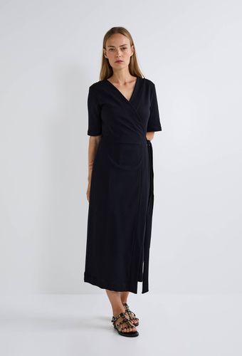 Robe longue cache-coeur - MONOPRIX - Modalova