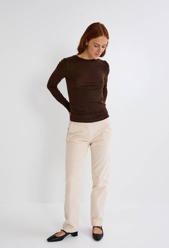 Pantalon en velours droit en coton BIO - MONOPRIX - Modalova