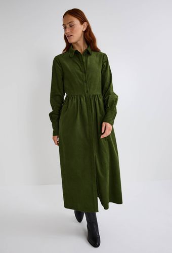 Robe velours unie en coton - MONOPRIX - Modalova