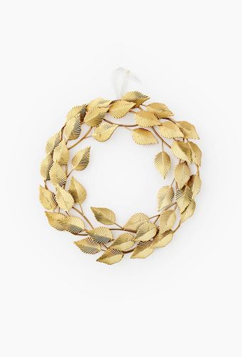 Couronne avec feuillage, D35cm, en métal - MONOPRIX - Modalova