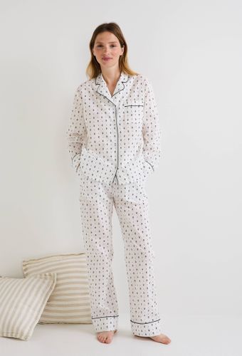 Pyjama imprimé en voile de coton BIO - MONOPRIX - Modalova