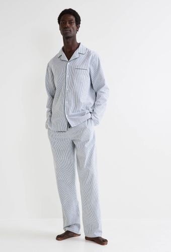 Pyjama oxford manches longues et pantalon en coton BIO GOTS - MONOPRIX - Modalova