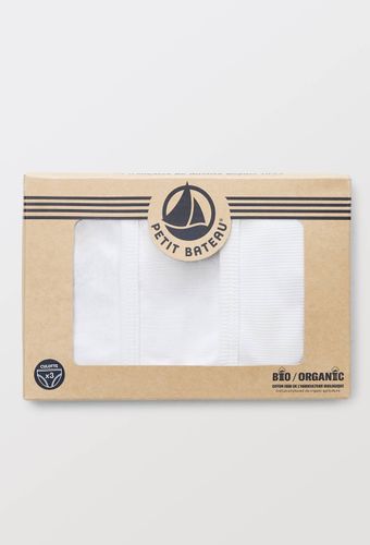 Lot de 3 culottes midi en coton BIO , certifié OEKO-TEX - PETIT BATEAU - Modalova