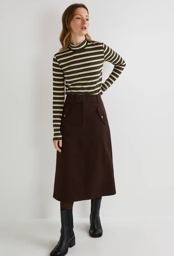 Jupe midi en coton BIO GOTS - MONOPRIX - Modalova
