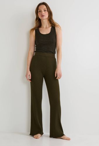 Pantalon en maille en coton cachemire - MONOPRIX - Modalova