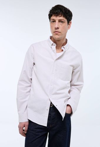 Chemise oxford rayée en coton BIO GOTS - MONOPRIX - Modalova
