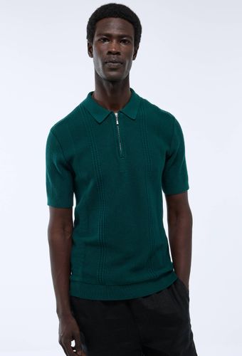 Polo en maille en mélange de coton - MONOPRIX - Modalova