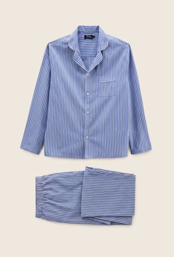Pyjama chemise manches longues rayé et Pantalon rayé en coton BIO GOTS - MONOPRIX - Modalova