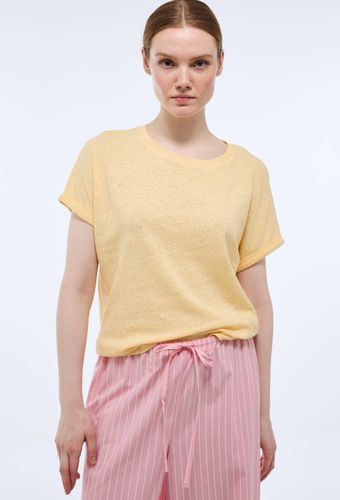 Tee-shirt manches courtes en jersey de coton et lin - MONOPRIX - Modalova