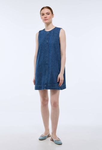 Robe courte en denim en coton BIO GOTS - MONOPRIX - Modalova