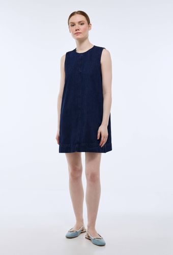 Robe courte en denim de coton BIO GOTS - MONOPRIX - Modalova