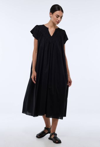 Robe midi unie en coton BIO GOTS - MONOPRIX - Modalova