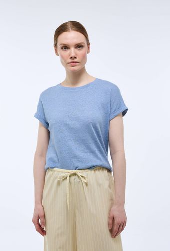 Tee-shirt manches courtes en jersey de coton et lin - MONOPRIX - Modalova