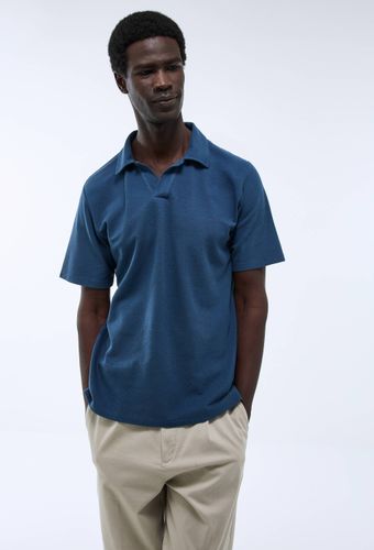 Polo col v manches courtes en coton - MONOPRIX - Modalova