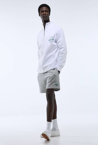 Sweat col camioneur en molleton de coton BIO GOTS - SPORT - Modalova