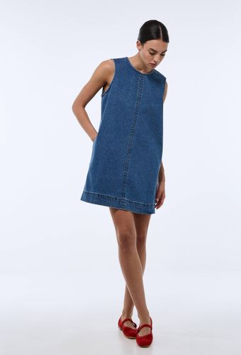 Robe courte en denim en coton BIO GOTS - MONOPRIX - Modalova