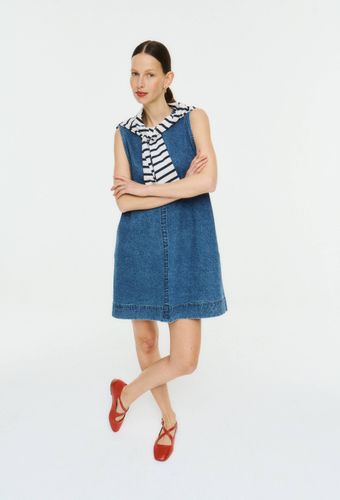 Robe courte en denim de coton BIO GOTS - MONOPRIX - Modalova