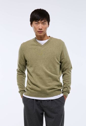 Pull col V en 100% cachemire - MONOPRIX PREMIUM - Modalova