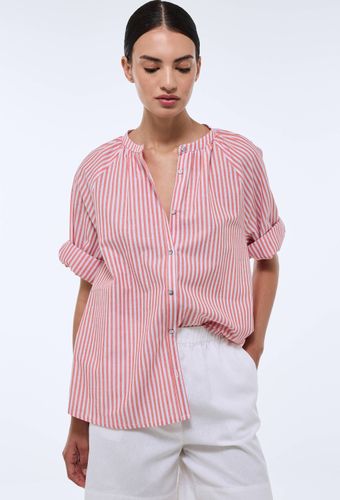 Chemise manches trois quarts rayée en coton BIO GOTS - MONOPRIX - Modalova