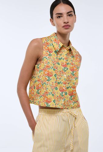 Chemise sans manches imprimée - MONOPRIX - Modalova