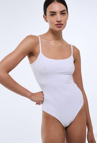 Body fines bretelles côtelé - MONOPRIX - Modalova