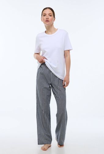 Pantalon large fluide imprimé en coton BIO GOTS - MONOPRIX - Modalova