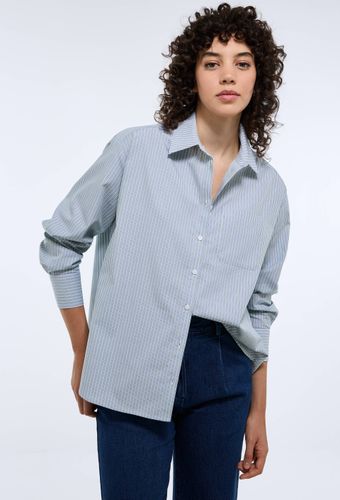 Chemise manches longues rayée en coton BIO GOTS - MONOPRIX - Modalova