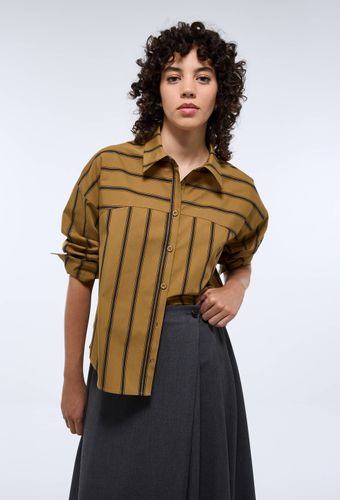 Chemise manches longues rayée en coton BIO GOTS - MONOPRIX - Modalova