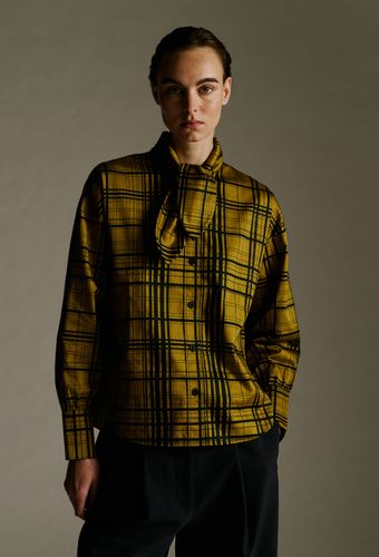 Chemise col noué imprimée en coton BIO - MONOPRIX - Modalova