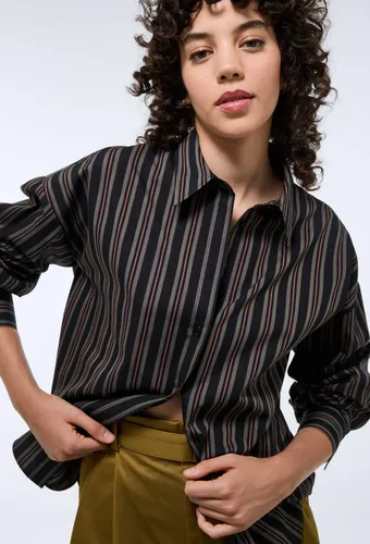 Chemise manches longues rayée en coton BIO GOTS - MONOPRIX - Modalova