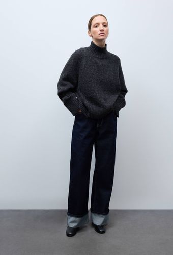 Jean large droit en coton - MONOPRIX - Modalova
