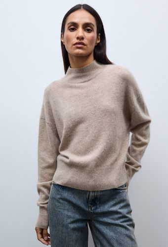 Pull uni court col montant en 100% cachemire - MONOPRIX PREMIUM - Modalova