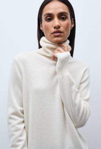 Pull uni col roulé en 100% cachemire - MONOPRIX PREMIUM - Modalova