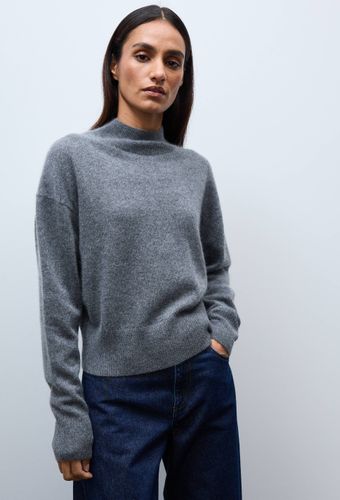 Pull uni court col montant en 100% cachemire - MONOPRIX PREMIUM - Modalova