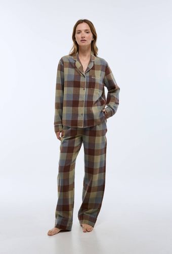 Pyjama vichy en coton graté - MONOPRIX - Modalova