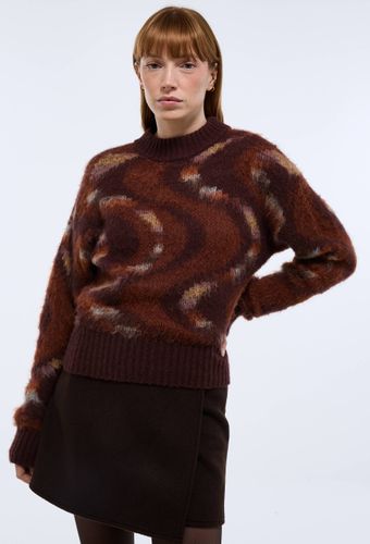 Pull jacquard manches longues - MONOPRIX PREMIUM - Modalova