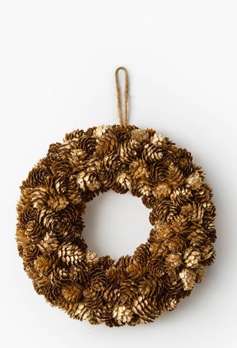 Couronne mini pomme de pin, 28x6.5cm - MONOPRIX - Modalova